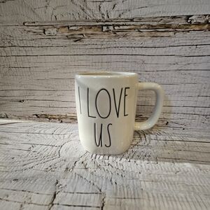Rae Dunn "I Love Us" Ceramic Coffee Mug